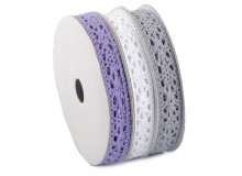 5m Häkelspitze Borte Baumwollspitze Farbvarianten 1